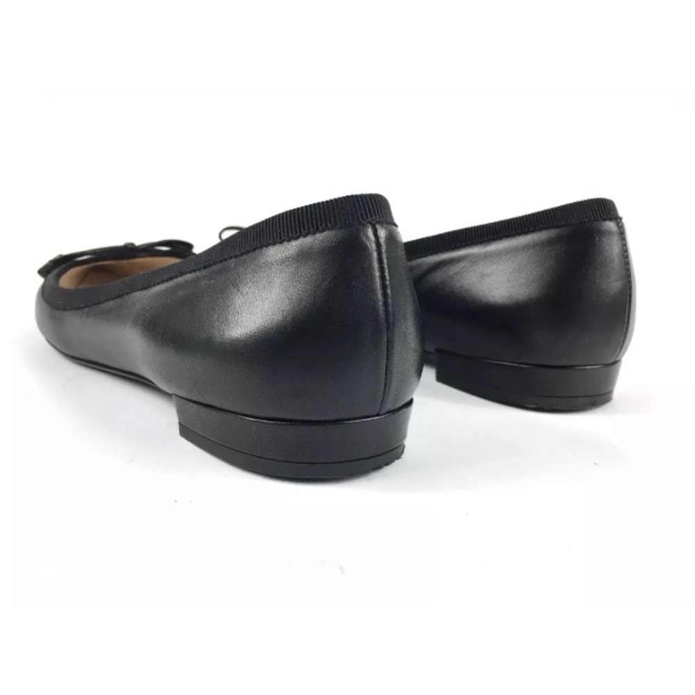 Size 5 / 35 PRADA Black Calf Leather Flats - Picture 5 of 12